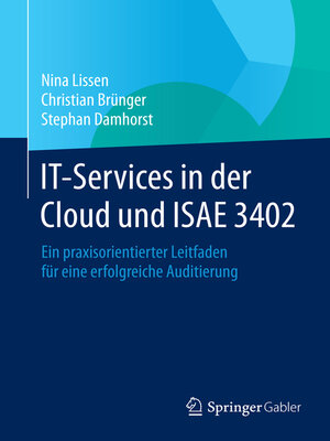 cover image of IT-Services in der Cloud und ISAE 3402
